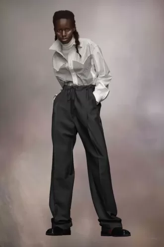 Pantaloni din lana mohair