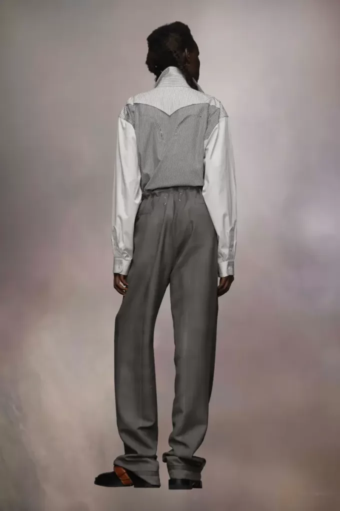 Pantaloni din lana mohair Pantaloni din lana mohair