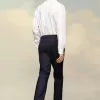 Pantaloni din twill de lână Maison Margiela Pantaloni din twill de lână Maison Margiela