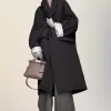 Pantaloni largi din lana