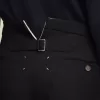 Pantaloni plisați din lână în spina de pește Pantaloni plisați din lână în spina de pește