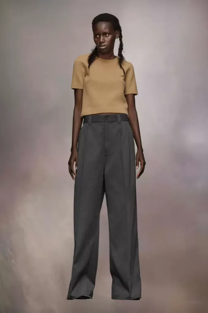 Pantaloni plisați Maison Margiela
