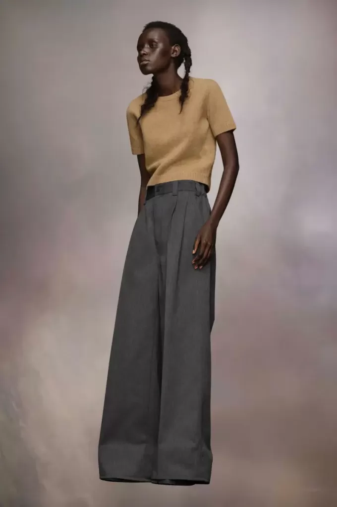 Pantaloni plisați Maison Margiela