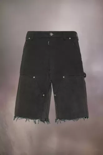 Pantaloni scurți din denim Maison Margiela Stud