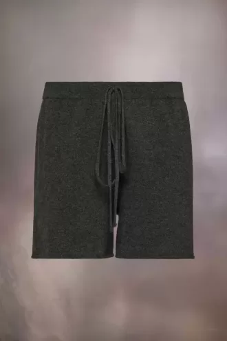 Pantaloni scurți din tricot de cașmir