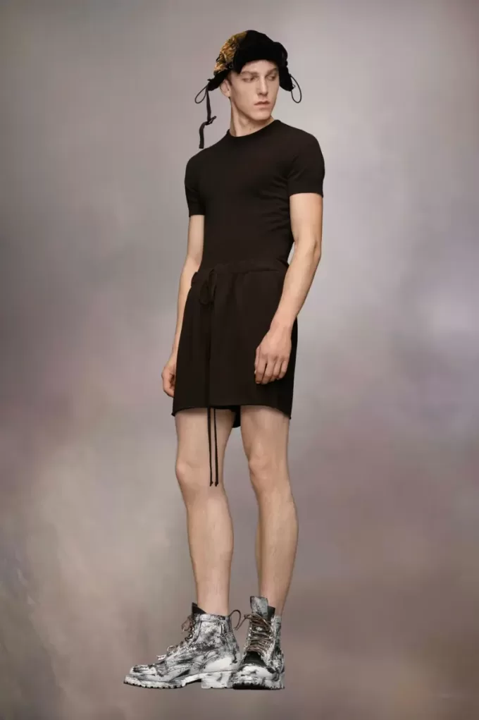 Pantaloni scurți din tricot de cașmir Pantaloni scurți din tricot de cașmir