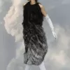 Rochie cu franjuri cu broderie Rochie cu franjuri cu broderie