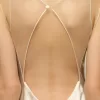 Rochie din satin ciocanat Maison Margiela Rochie din satin ciocanat Maison Margiela