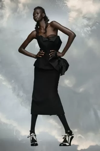 Rochie Maison Margiela D茅cortiqu茅