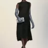 Rochie retrogradă din tricot de mătase Rochie retrogradă din tricot de mătase