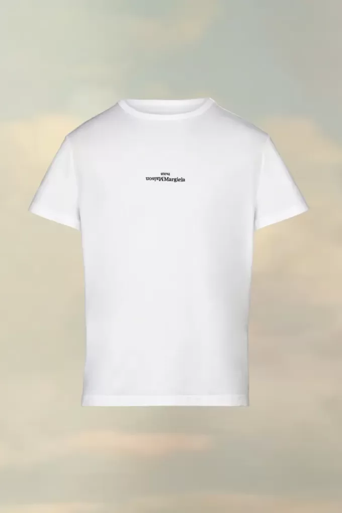 Tricou cu logo distorsionat