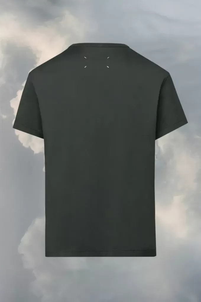 Tricou cu logo distorsionat