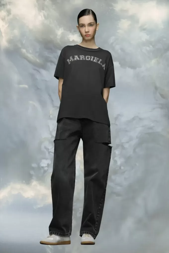 Tricou din jerseu de bumbac cu logo Tricou din jerseu de bumbac cu logo
