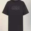 Tricou numeric din jerseu de bumbac Tricou numeric din jerseu de bumbac