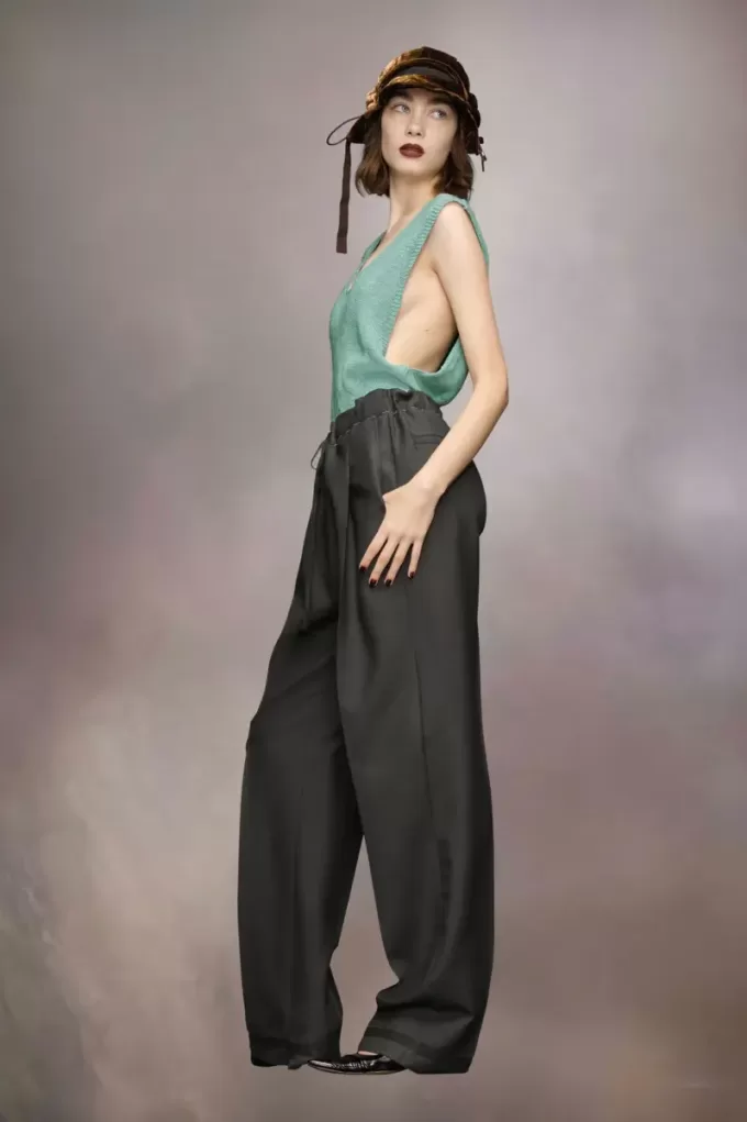 Vestă din tricot din cânepă pentru grădinărit Vestă din tricot din cânepă pentru grădinărit